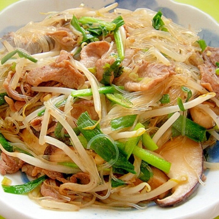 春雨ともやし豚肉ニラの中華炒め レシピ 作り方 By Mint74 楽天レシピ